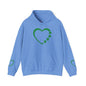 St. Patrick's Day Love Hoodie - Irish Kisses & Shamrock Wishes Sweatshirt