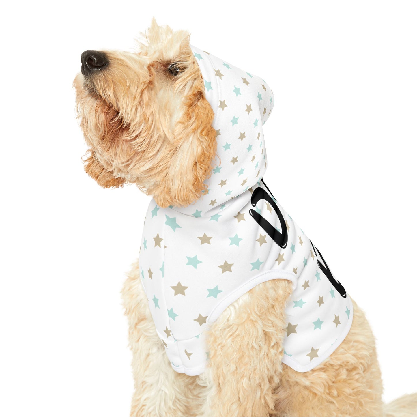Starry Pet Hoodie - 'Dad's BFF' Design for Stylish Dogs
