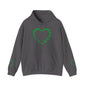 St. Patrick's Day Love Hoodie - Irish Kisses & Shamrock Wishes Sweatshirt