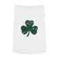 St. Patrick's Day Pet Tank Top with Shamrock Design