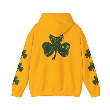 Lucky Shamrock Unisex Hooded Sweatshirt for St. Patrick's Day