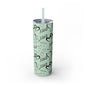 XOXO Hearts Skinny Tumbler with Straw - 20oz Love-Themed Drinkware