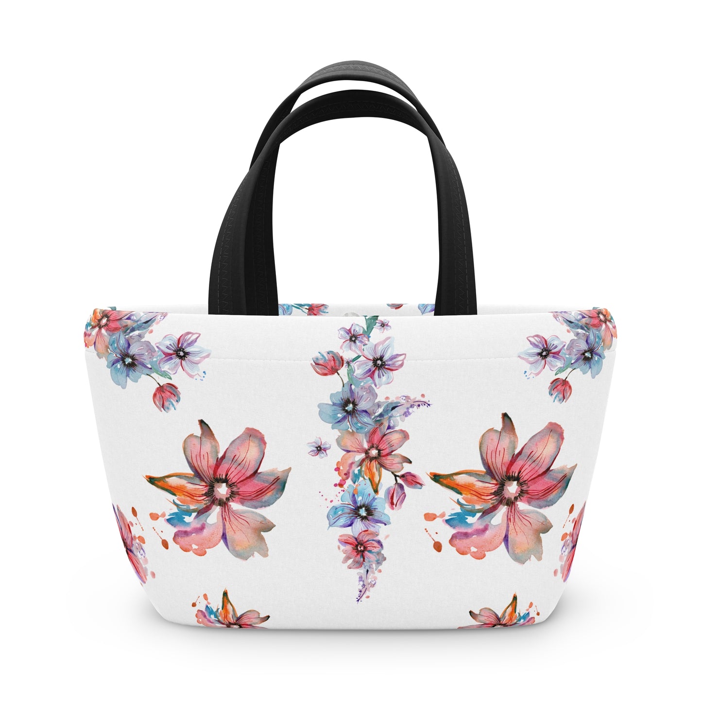 Floral Lunch Bag - Stylish Soft Cooler for Picnic & Work