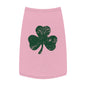 St. Patrick's Day Pet Tank Top with Shamrock Design