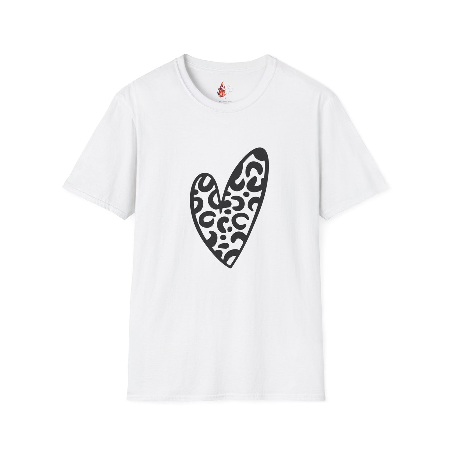 Leopard Love Unisex Softstyle T-Shirt - Perfect for Casual Wear & Gifts