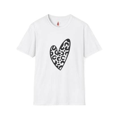Leopard Love Unisex Softstyle T-Shirt - Perfect for Casual Wear & Gifts