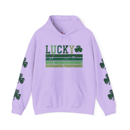 Lucky Shamrock Unisex Hooded Sweatshirt for St. Patrick's Day