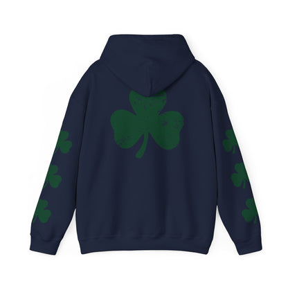 Lucky Shamrock Unisex Hooded Sweatshirt for St. Patrick's Day
