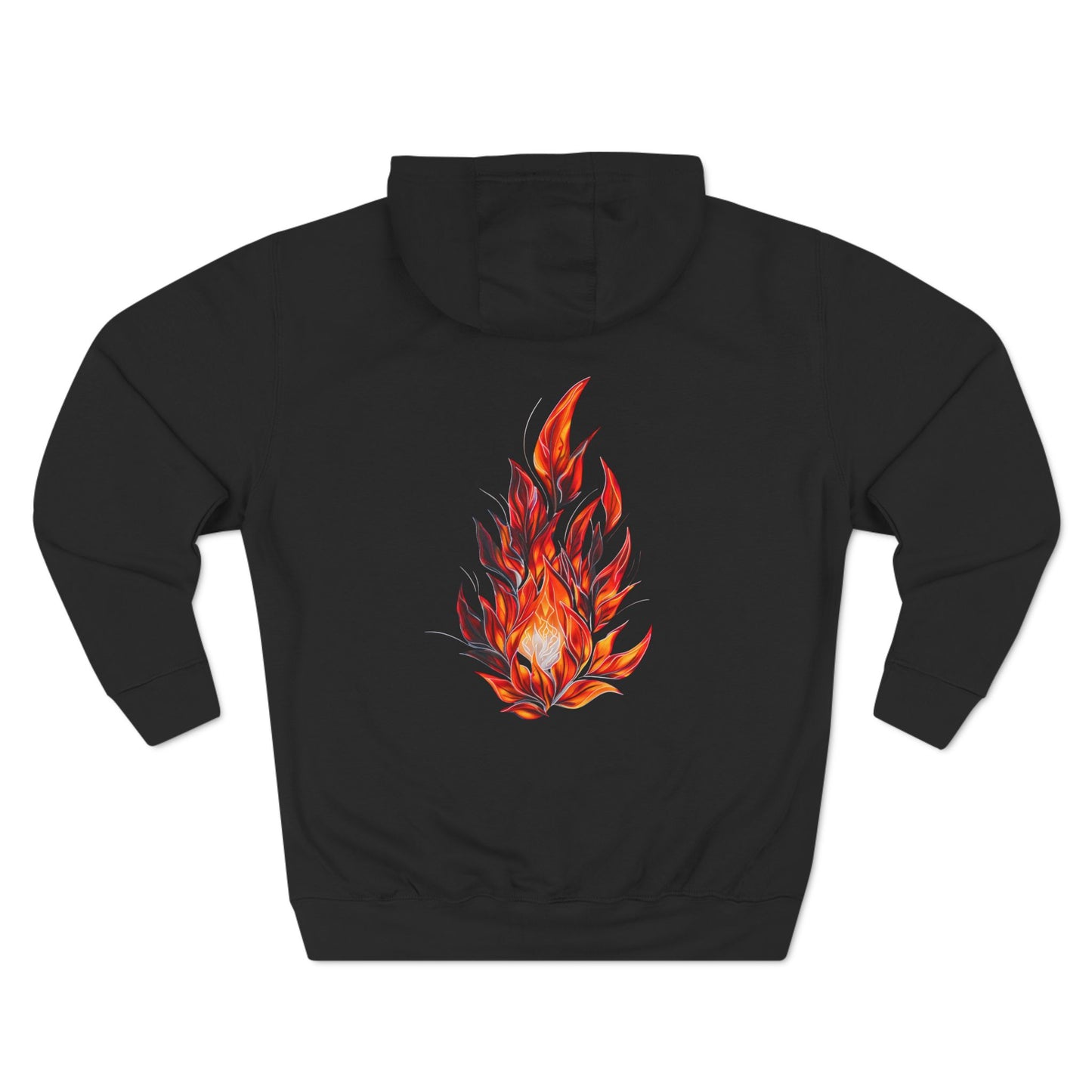 Three-Panel Fleece Hoodie