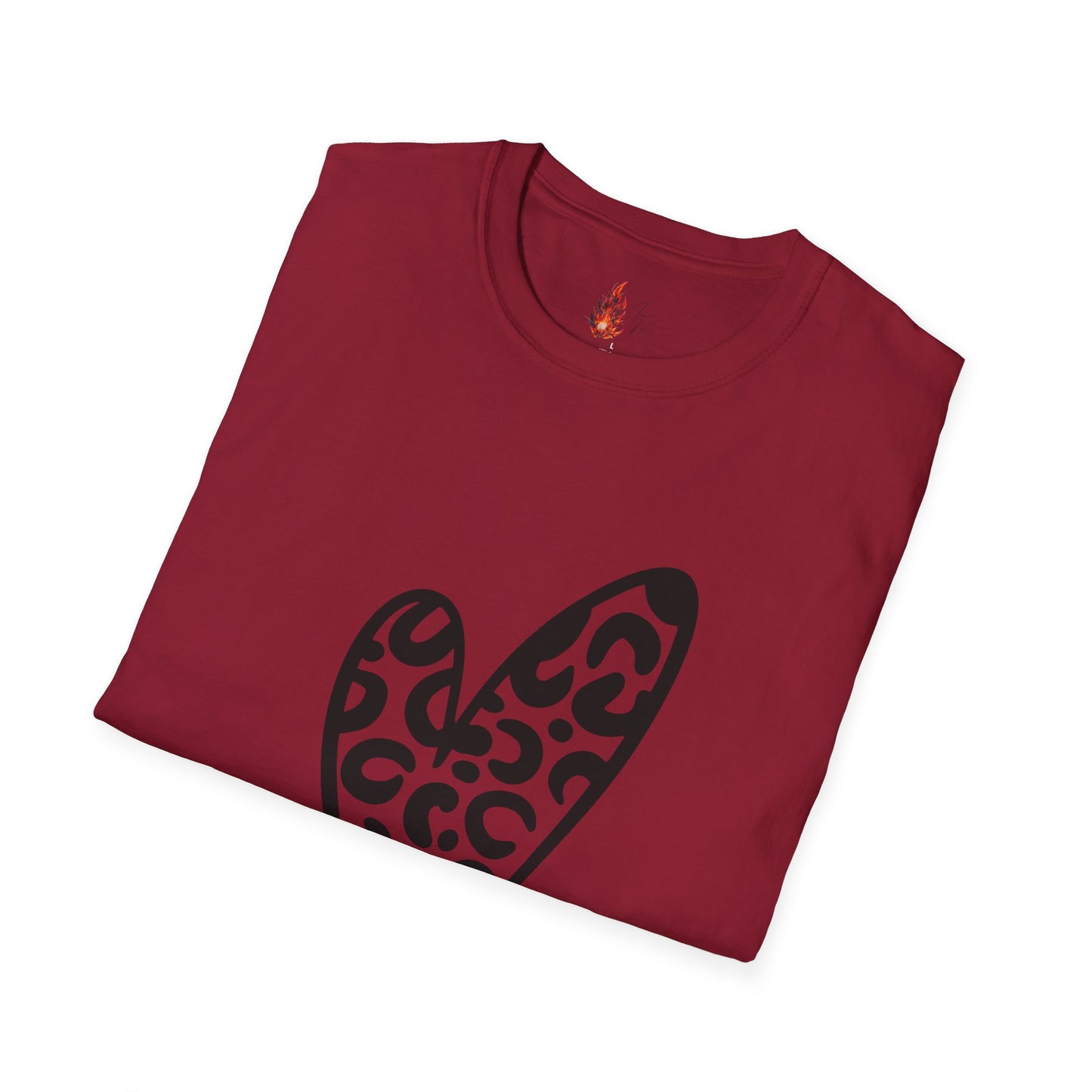 Leopard Love Unisex Softstyle T-Shirt - Perfect for Casual Wear & Gifts