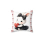 Cute Bunny Love Square Pillow - Adorable Home Decor for Kids & Spring Celebrations