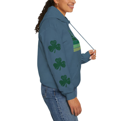 Lucky Shamrock Unisex Hooded Sweatshirt for St. Patrick's Day