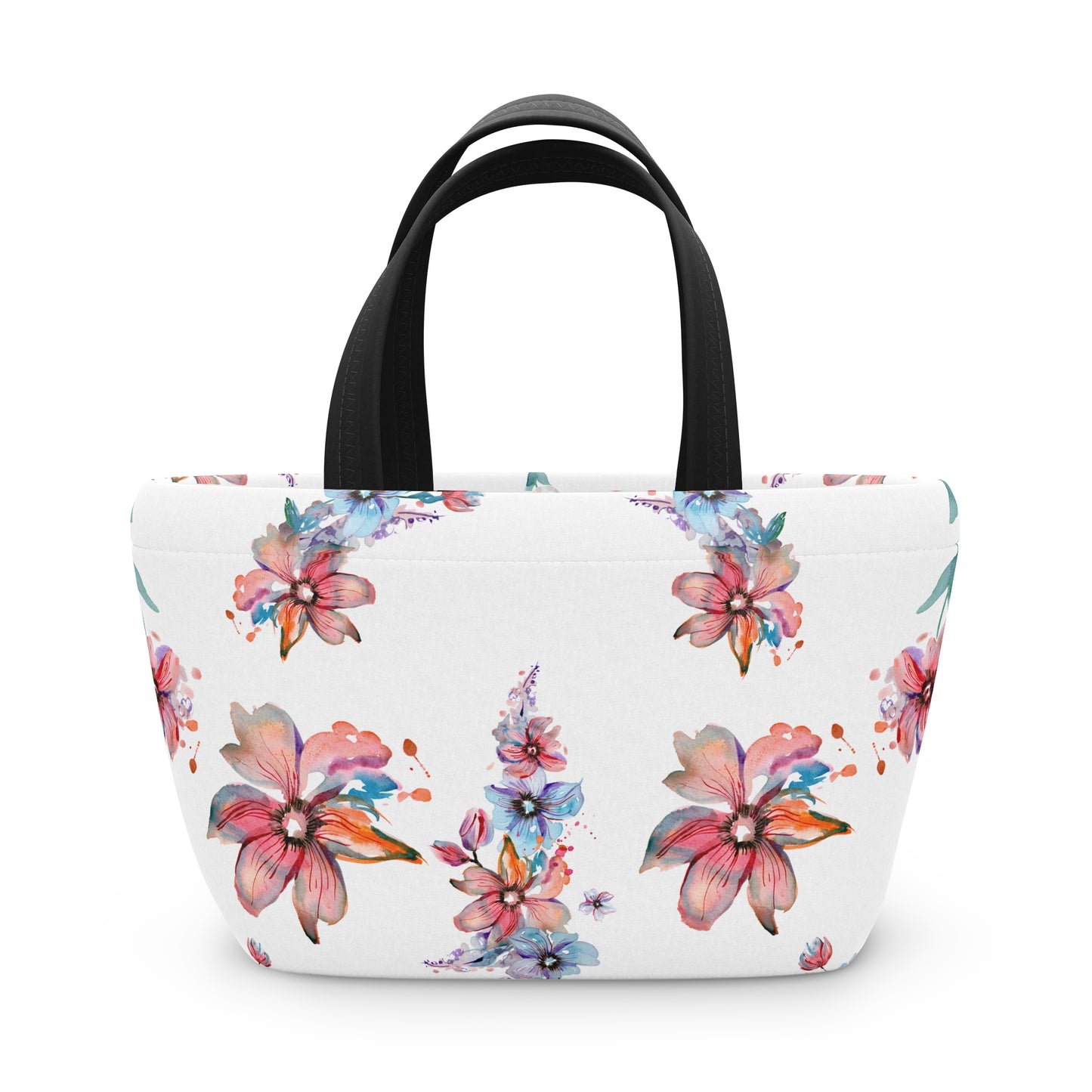 Floral Lunch Bag - Stylish Soft Cooler for Picnic & Work