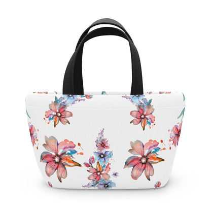 Floral Lunch Bag - Stylish Soft Cooler for Picnic & Work