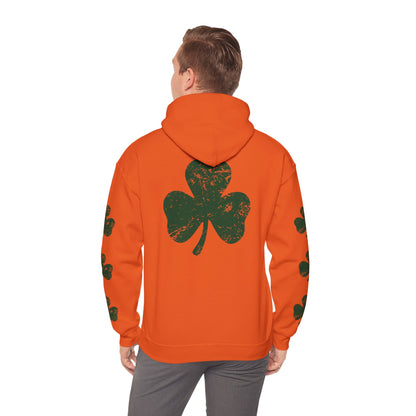 Lucky Shamrock Unisex Hooded Sweatshirt for St. Patrick's Day