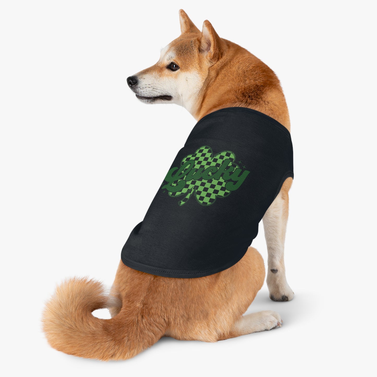 Lucky Clover Pet Tank Top - St. Patrick's Day Dog Apparel
