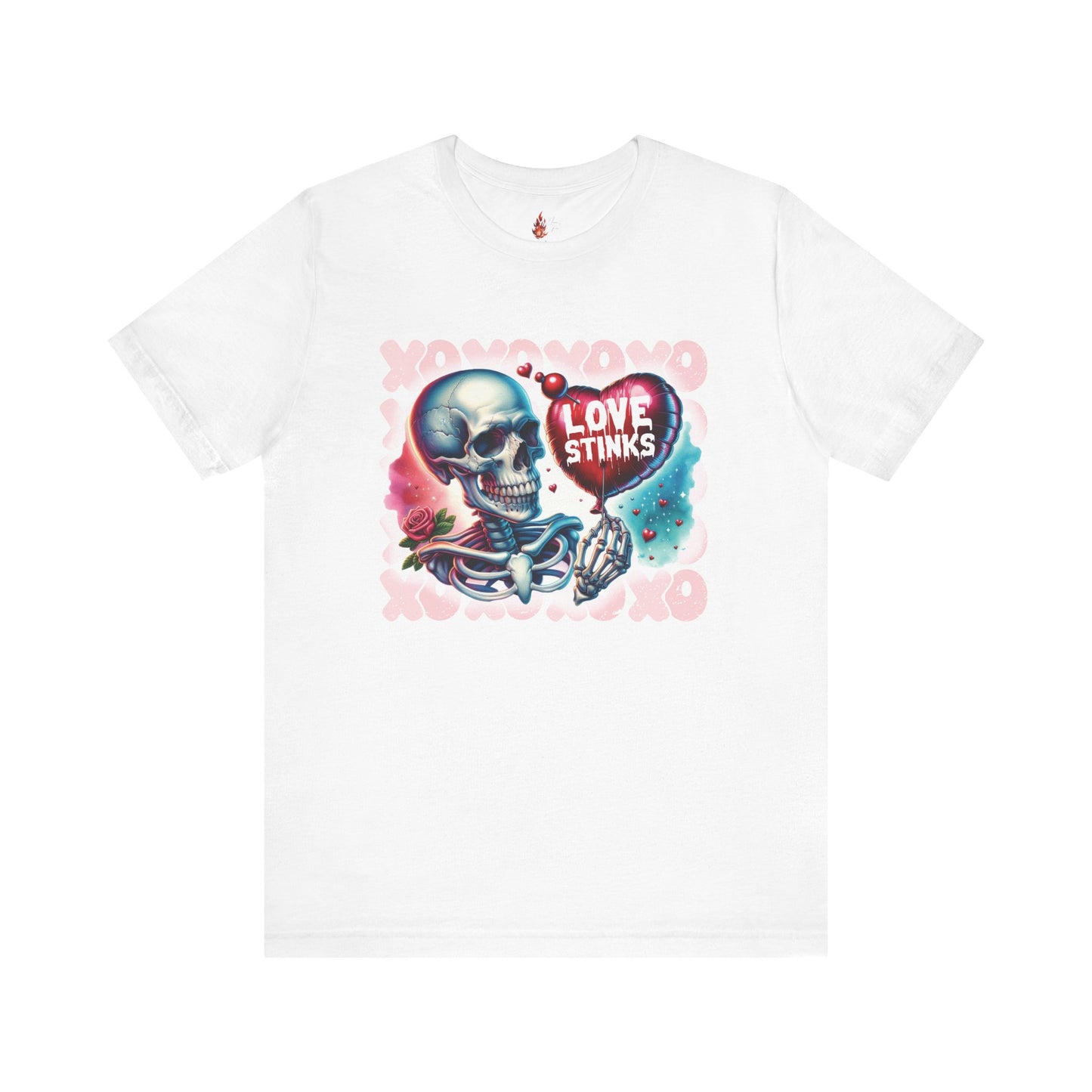 Love Stinks Unisex Short Sleeve Tee - Unique Graphic T-Shirt for Alternative Fashion Lovers