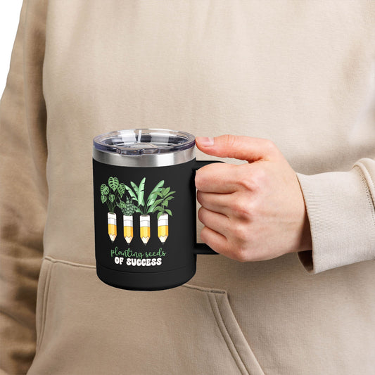 Botanical Coffee Tumbler - Planting Seeds of Success