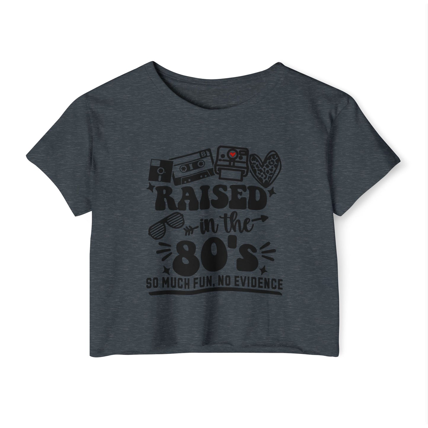 Festival Crop Top - Raised in the 80's Design