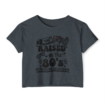 Festival Crop Top - Raised in the 80's Design