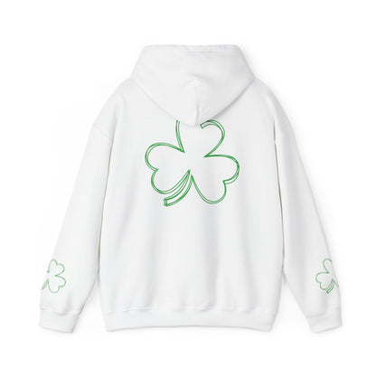St. Patrick's Day Clover Hoodie - Unisex Heavy Blend™ Sweatshirt