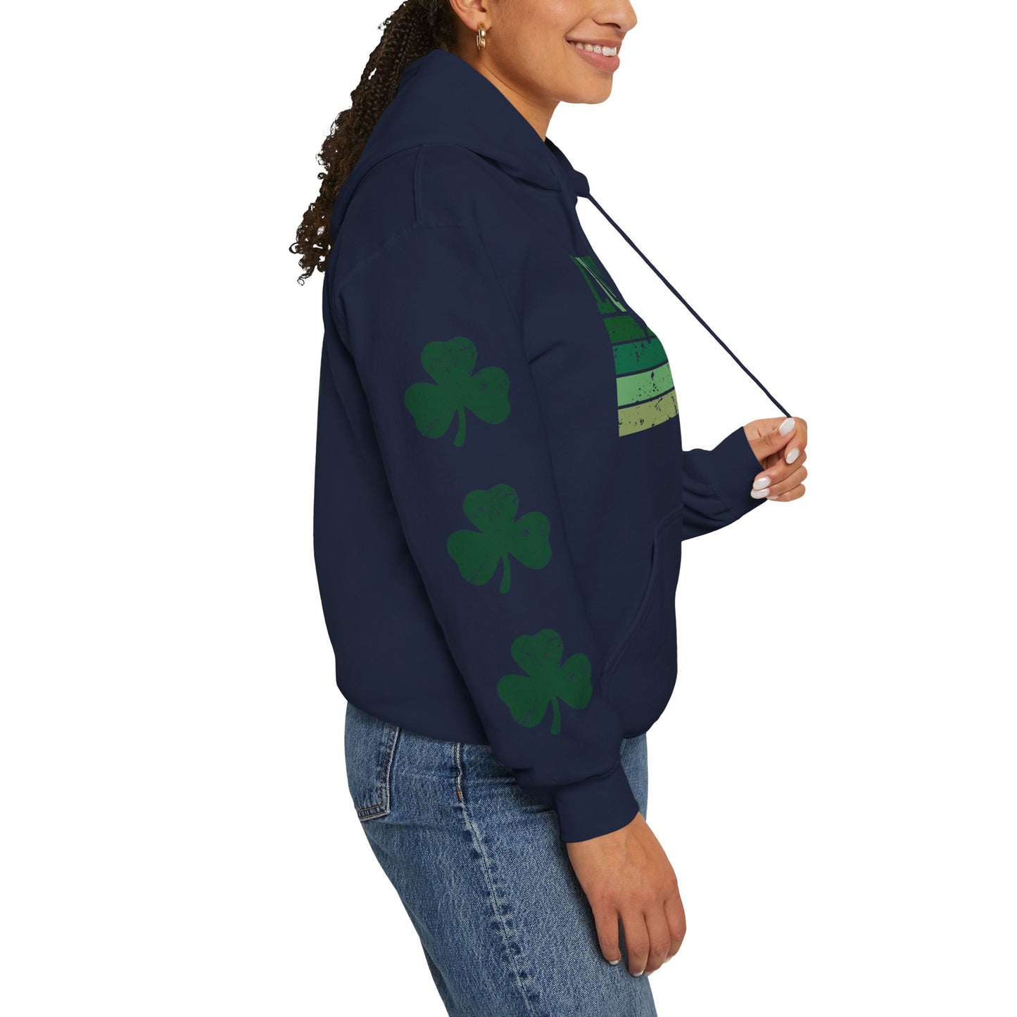 Lucky Shamrock Unisex Hooded Sweatshirt for St. Patrick's Day
