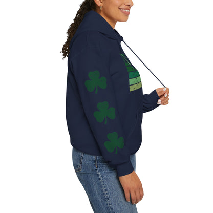 Lucky Shamrock Unisex Hooded Sweatshirt for St. Patrick's Day