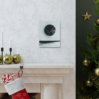 Moonlit Canvas Gallery Wrap - Elegant Wall Art for Home Décor
