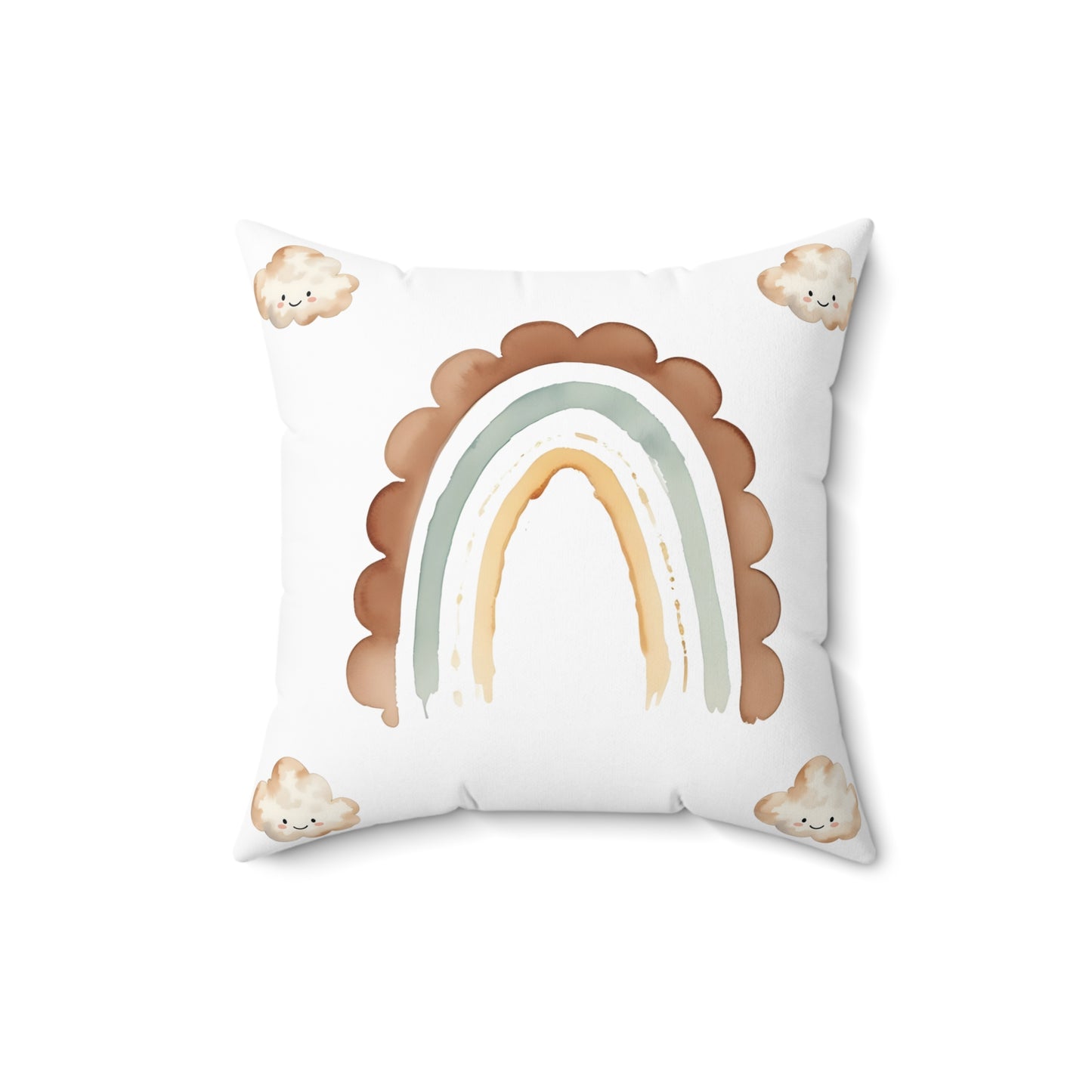 Whimsical Rainbow Pillow | Cozy Decor for Kids' Rooms & Nurseries