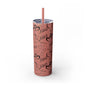 XOXO Hearts Skinny Tumbler with Straw - 20oz Love-Themed Drinkware