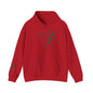 Lucky Heart Floral Hoodie for Unisex - St. Patrick's Day Sweatshirt
