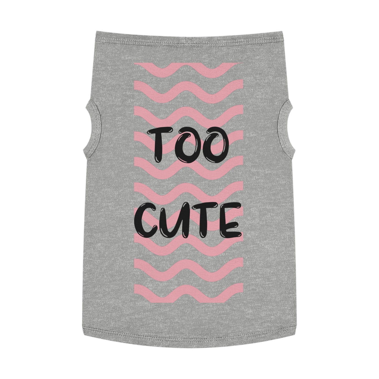 Cute Pet Tank Top - Adorable Wavy Design for Dogs and Cats