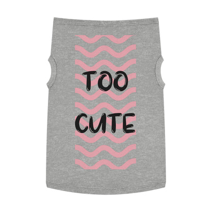 Cute Pet Tank Top - Adorable Wavy Design for Dogs and Cats