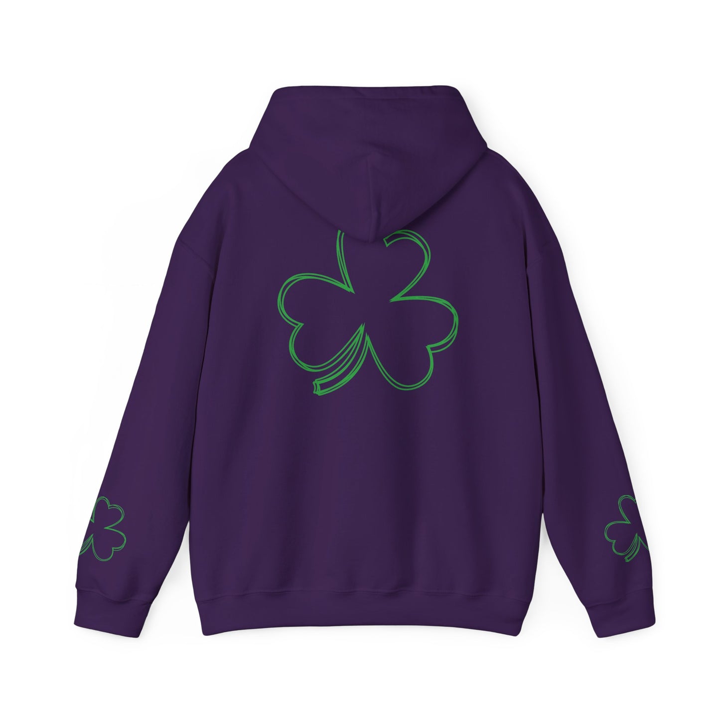 St. Patrick's Day Clover Hoodie - Unisex Heavy Blend™ Sweatshirt