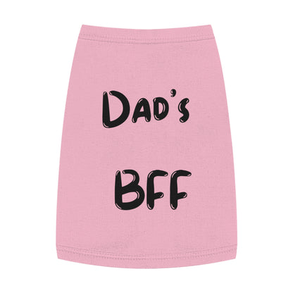 Dad's BFF Pet Tank Top - Cute Dog Shirt for Father's Day