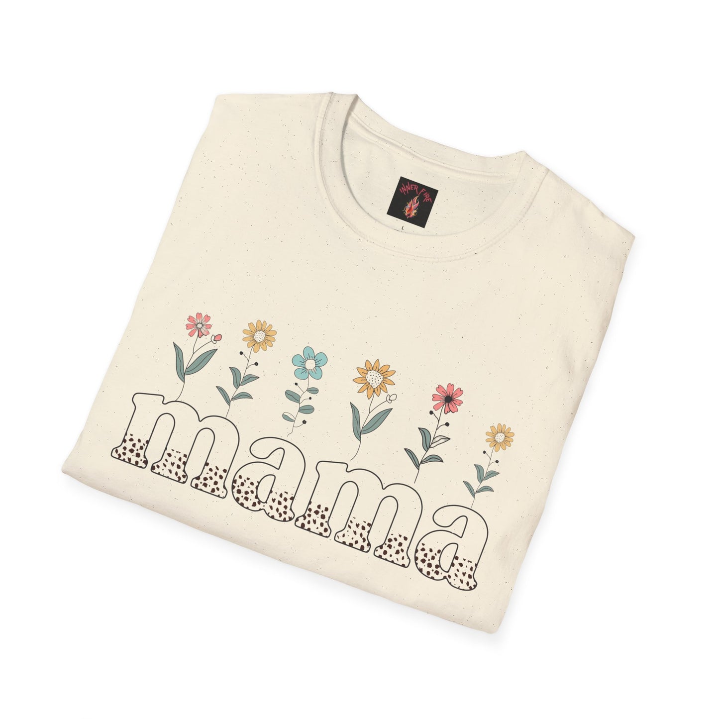 Floral Mama T-Shirt for Moms - Unisex Softstyle Tee