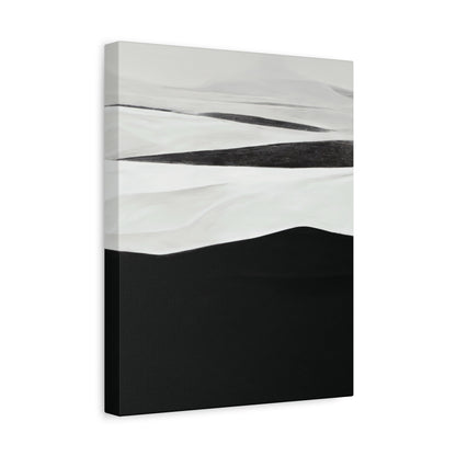 Minimalist Black and White Canvas Art - Modern Home Decor