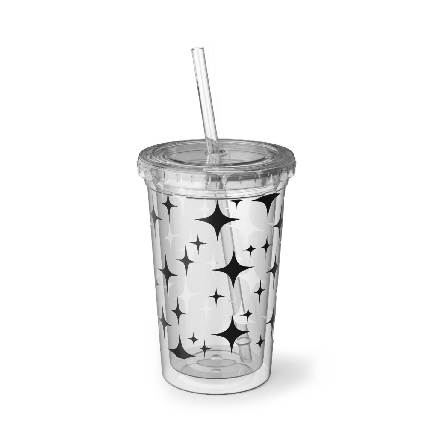 Suave Stylish Acrylic Tumbler Cup - Modern Star Design for Everyday Use