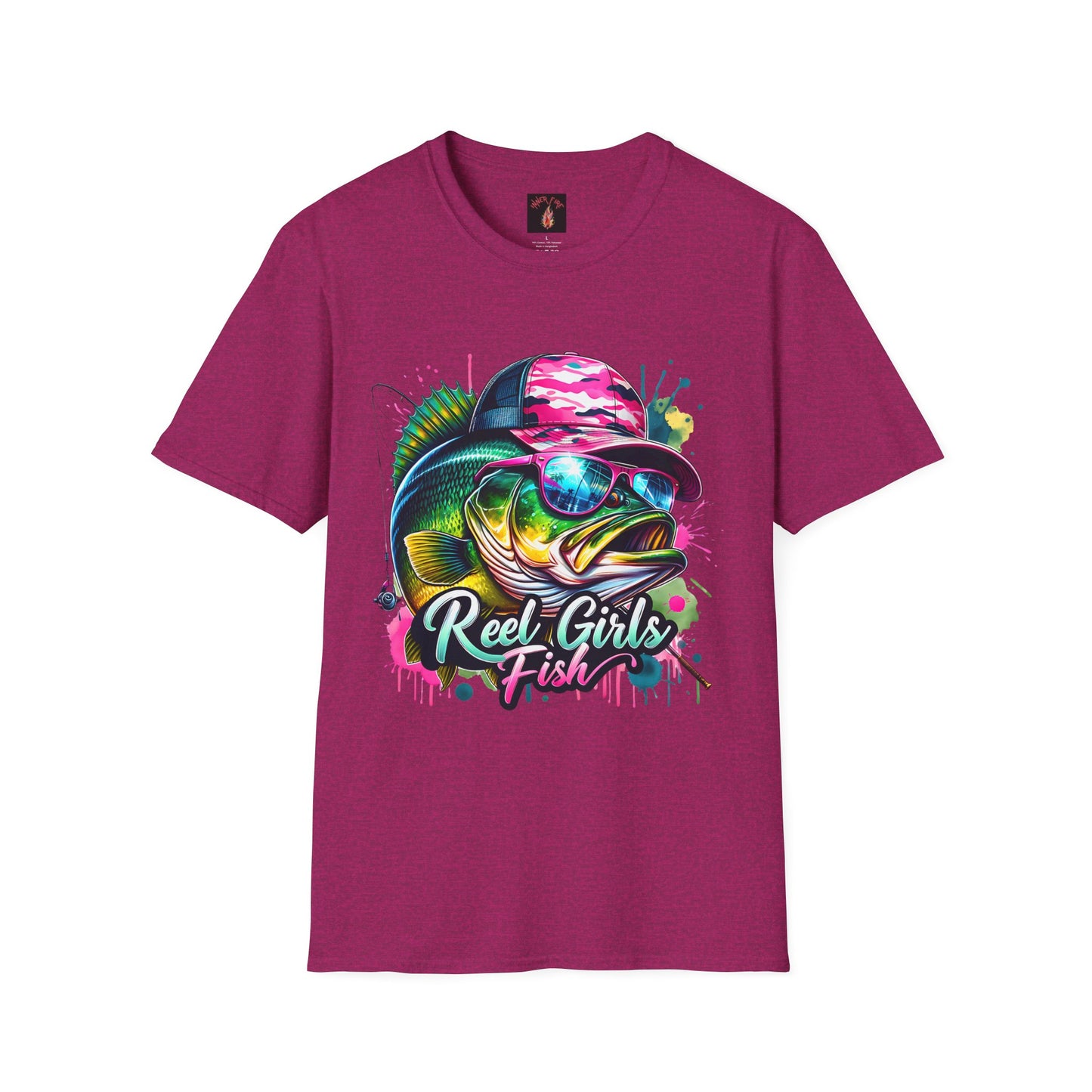 "Reel Girls Fish" Graphic T-Shirt - Fun & Sporty Fishing Tee