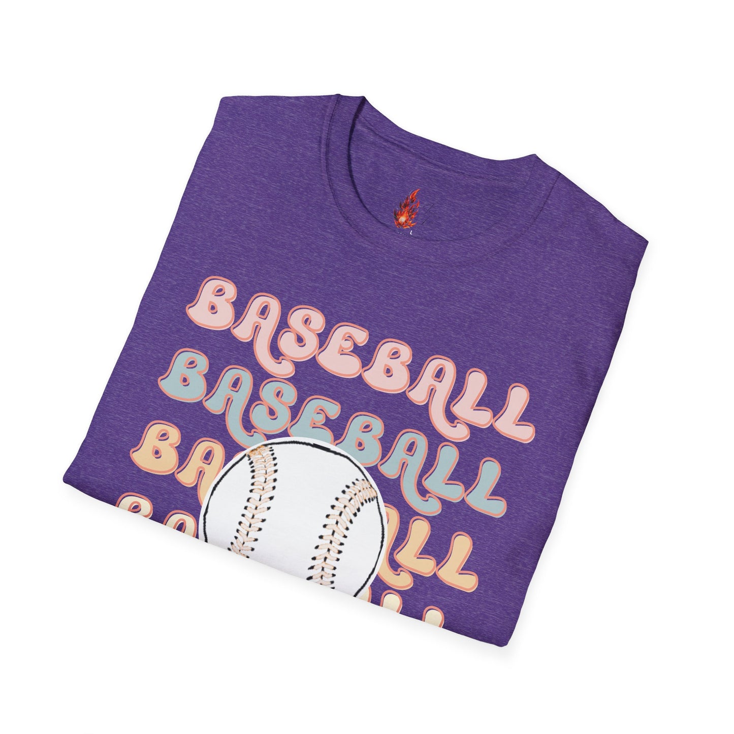 Baseball Mama Unisex Softstyle T-Shirt - Perfect for Sports Moms