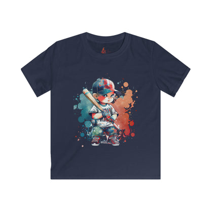 Baseball Kid Splash Kids T-Shirt - Fun Baseball Graphic