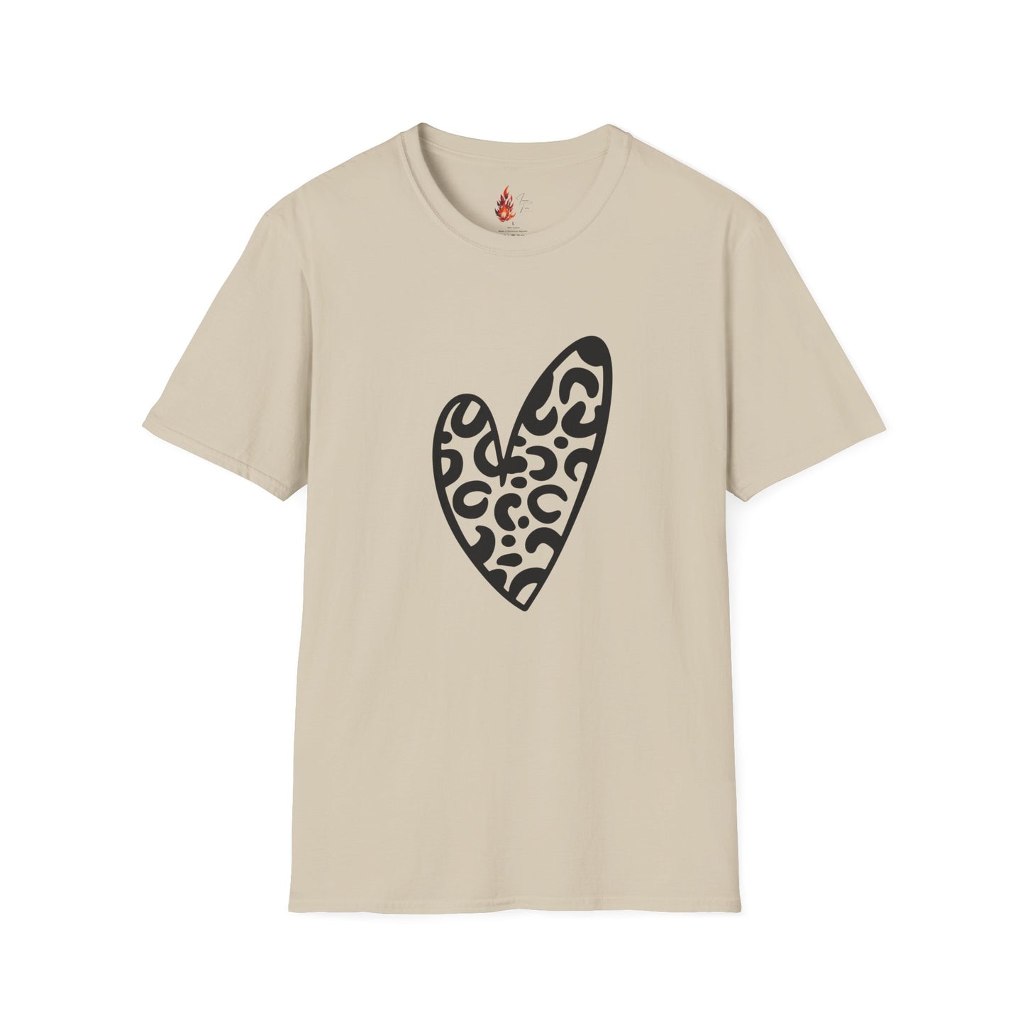 Leopard Love Unisex Softstyle T-Shirt - Perfect for Casual Wear & Gifts