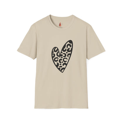 Leopard Love Unisex Softstyle T-Shirt - Perfect for Casual Wear & Gifts