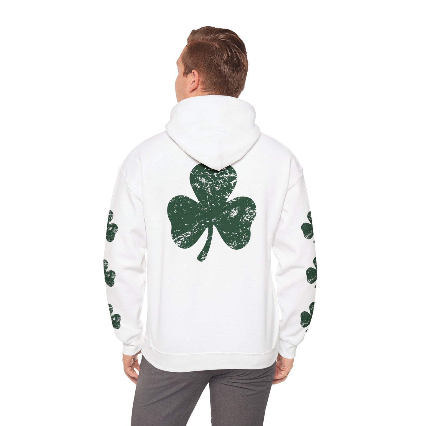 Lucky Shamrock Unisex Hooded Sweatshirt for St. Patrick's Day