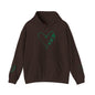 Lucky Heart Floral Hoodie for Unisex - St. Patrick's Day Sweatshirt