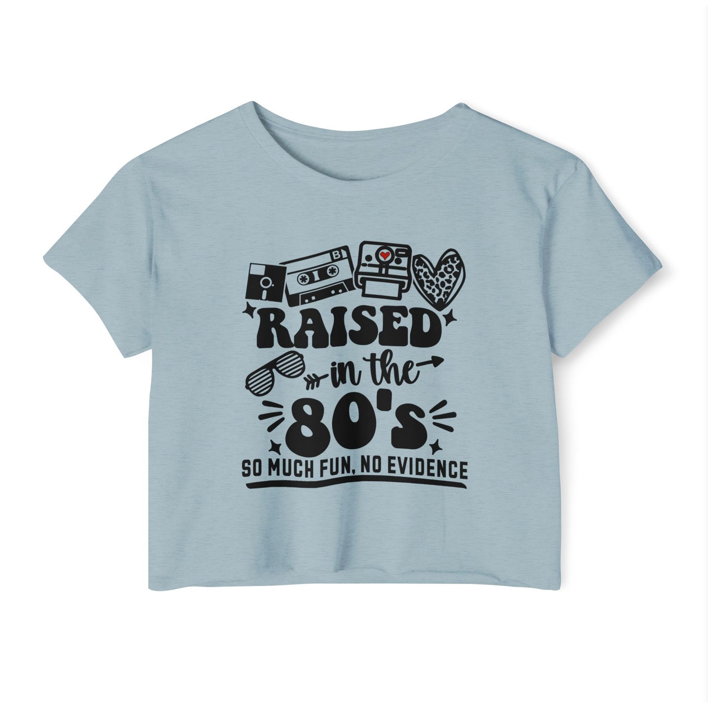 Festival Crop Top - Raised in the 80's Design
