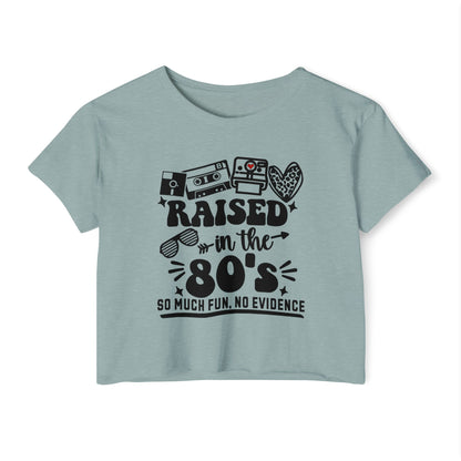 Festival Crop Top - Raised in the 80's Design