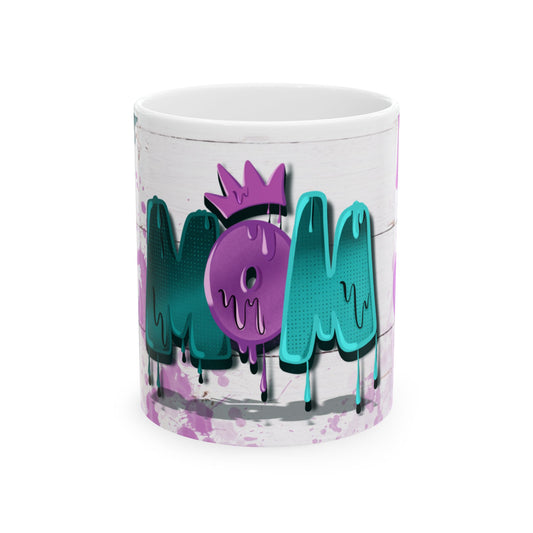 Graffiti Mom Ceramic Mug, (11oz, 15oz)