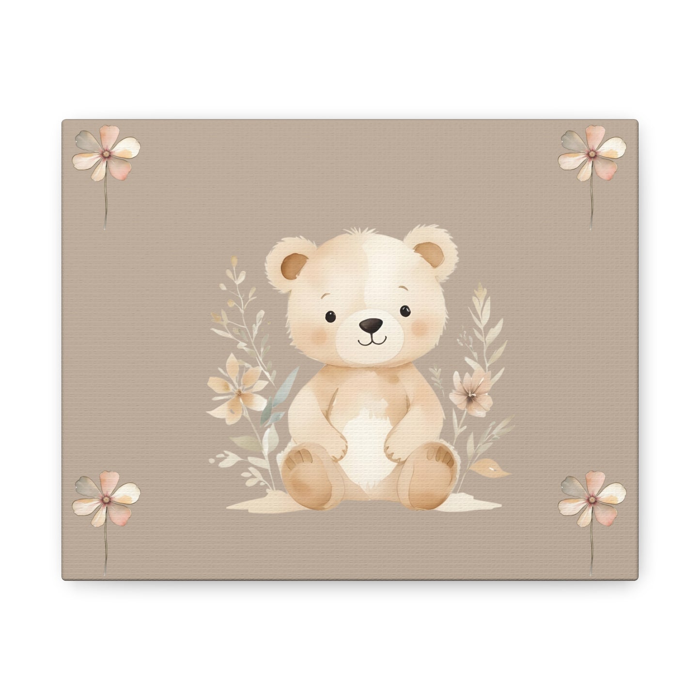 Adorable Bear Canvas Gallery Wraps - Cute Nursery Wall Art