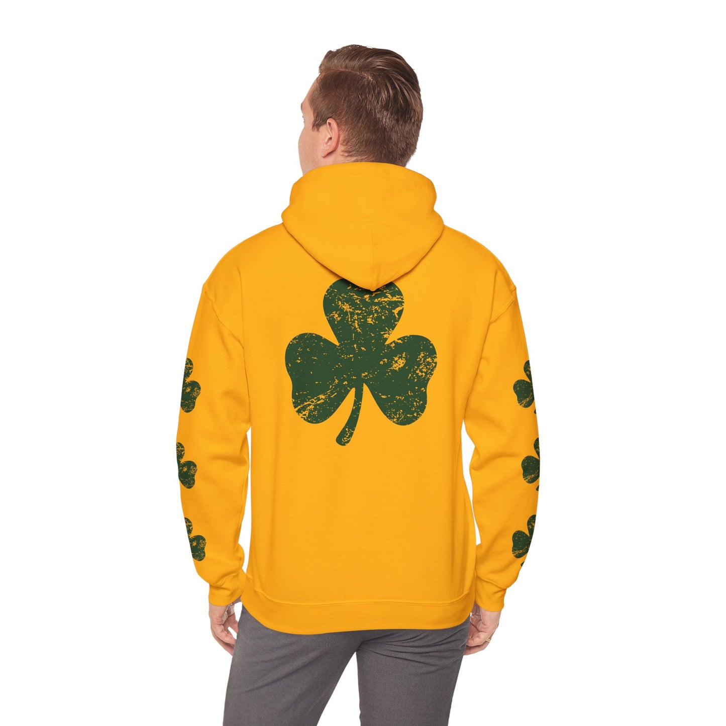 Lucky Shamrock Unisex Hooded Sweatshirt for St. Patrick's Day